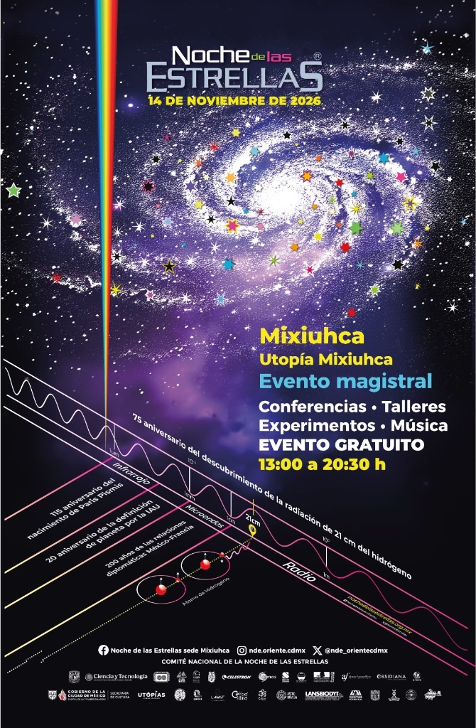 Noche de las Estrellas 2026 - Utopía Mixiuhca